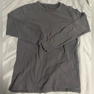 ALPHALETE Long Sleeve Tee with Graphic Design on Back